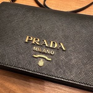 Prada Saffiano Leather Mini Swing